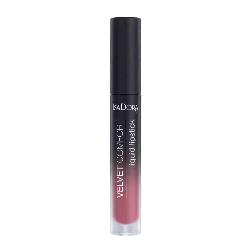 IsaDora Lippen Velvet Comfort Liquid Lipstick 4 ml Mauve Pink