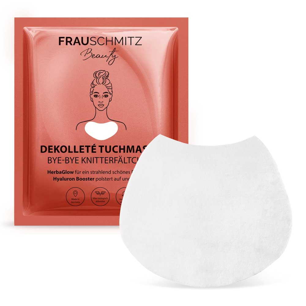 FRAUSCHMITZ Beauty Masken Dekolleté Tuchmaske BYE-BYE KNITTERFÄLTCHEN 1 Stck.