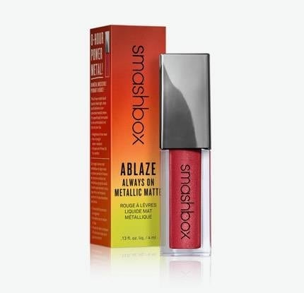 Smashbox Lippen Ablaze Always On Metallic Matte 4 ml Blow Torch